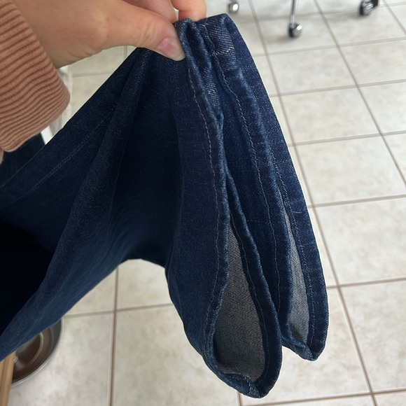 MOTHER The High Rise Rambler Zip Ankle Jean | Animal Instinct Blue | SZ 30 - Picture 12 of 16